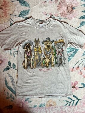 Gildan Light Heather Gray Crewneck Nashville Tee
